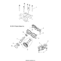 ENGINE: CAMS & BEARING HOUSING - 2015 POLARIS RANGER ETX