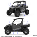 BODY: DECALS - 2020 POLARIS GENERAL 1000 DELUXE OPT1
