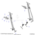 BODY: SEAT BELT MOUNTING - 2022 POLARIS GENERAL XP 1000 DELUXE