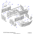 BODY: FLOOR & FENDERS - 2023 POLARIS RANGER 570 CREW FULL SIZE