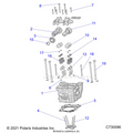 ENGINE: CYLINDER HEAD CAMS & VALVES - 2022 POLARIS RANGER 570