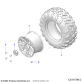 WHEELS: REAR - 2021 POLARIS GENERAL 1000 PREMIUM EPS