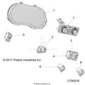 ELECTRICAL: DASH INSTRUMENTS - 2019 POLARIS RANGER XP 1000 EPS NORTHSTAR