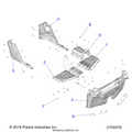 BODY: FLOOR & ROCKER - 2021 POLARIS RANGER 1000 EPS FULL SIZE