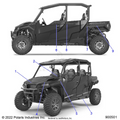 BODY: DECALS (2) - 2023 POLARIS GENERAL XP 4 1000 ULTIMATE