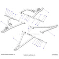 SUSPENSION: FRONT CONTROL ARMS - 2025 POLARIS GENERAL 1000 SPORT