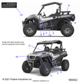 BODY: DECALS - 2022 POLARIS GENERAL XP 1000 LE TROY LEE