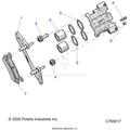BRAKES: FRONT CALIPER - 2020 POLARIS RANGER XP 1000 EPS RIDE COMMAND