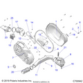 DRIVE TRAIN: CLUTCH COVER & DUCTING - 2022 POLARIS RANGER 1000 EPS FULL SIZE