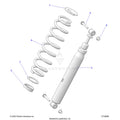 SUSPENSION: REAR SHOCK MOUNTING EVAP - 2025 POLARIS RANGER 1000 EPS