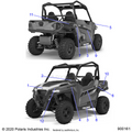BODY: DECALS (4) - 2020 POLARIS GENERAL 1000 DELUXE EPS