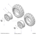 WHEELS: FRONT &REAR - 2025 POLARIS GENERAL 1000 SPORT