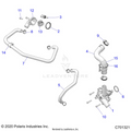 ENGINE: WATERPUMP & BYPASS - 2023 POLARIS RANGER 1000 EPS