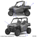 BODY: DECALS - 2025 POLARIS GENERAL 1000 PREMIUM