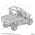 BODY: DECALS - 2020 POLARIS RANGER 1000 FULL SIZE