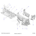 BODY: HOOD LINER & FRONT CLOSEOFF - 2025 POLARIS RANGER XD 1500 NORTHSTAR CREW
