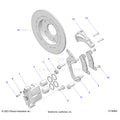 BRAKES: REAR CALIPER - 2025 POLARIS RANGER XD 1500 NORTHSTAR