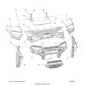 BODY: HOOD & FRONT FACIA - 2022 POLARIS RANGER XP 1000 BIG GAME EVAP