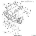 CHASSIS: FRAME & FRONT BUMPER - 2021 POLARIS RANGER 570