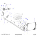 BODY: HVAC ROUTINGS - 2025 POLARIS RANGER 1000 XP CREW NORTHSTAR PREMIUM TIP OUT WINDSHIELD