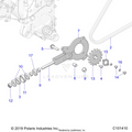 DRIVE TRAIN: CHAIN TENSIONER & SPROCKET - 2020 POLARIS RANGER 150 EFI