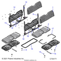 BODY: SEAT - 2024 POLARIS RANGER 570 CREW NORTHSTAR