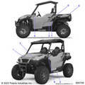 BODY: DECALS - 2024 POLARIS GENERAL XP 1000 SPORT