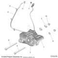 DRIVE TRAIN: FRONT GEARCASE MOUNTING - 2021 POLARIS RANGER CREW XP 1000 EPS TEXAS EDITION CA