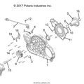 ENGINE: MAG COVER MOUNT - 2020 POLARIS RANGER CREW XP 1000 EPS NORTHSTAR RIDE COMMAND