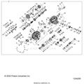 DRIVE TRAIN: MAIN GEARCASE INTERNALS - 2020 POLARIS RANGER CREW XP 1000 EPS NORTHSTAR RIDE COMMAND