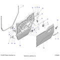 BODY: DOOR ASSEMBLY FRONT - 2024 POLARIS XPEDITION ADV 5 ULTIMATE