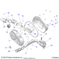 DRIVE TRAIN: CLUTCH COVER & DUCTING - 2020 POLARIS RANGER 1000 FULL SIZE