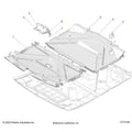 BODY: ROOF LINERS - 2024 POLARIS RANGER XD 1500 NORTHSTAR ULTIMATE CREW