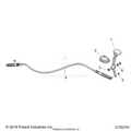 DRIVE TRAIN: GEAR SELECTOR - 2022 POLARIS GENERAL XP 1000 LE TROY LEE
