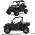 BODY: DECALS (2) - 2020 POLARIS GENERAL 1000 DELUXE OPT1