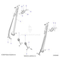 BODY: SEAT BELT MOUNTING - 2024 POLARIS GENERAL XP 1000 PREMIUM