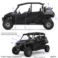BODY: DECALS - 2021 POLARIS GENERAL XP 4 1000 HUNTER