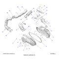 DRIVE TRAIN: CLUTCH COVER & DUCTING - 2026 POLARIS RANGER 1000 EPS