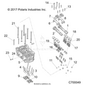 ENGINE: CYLINDER HEAD & VALVES - 2019 POLARIS RANGER CREW XP 1000 EPS HIGH LIFTER