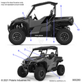 BODY: DECALS - 2021 POLARIS GENERAL XP 1000 DELUXE RIDE COMMAND TRAIL