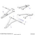 SUSPENSION: FRONT CONTROL ARMS - 2021 POLARIS RANGER CREW XP 1000 EPS HIGH LIFTER