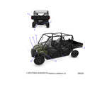 BODY: DECALS GRAPHICS - 2022 POLARIS RANGER CREW 570 FULL SIZE