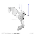 ENGINE: THROTTLE PEDAL & MOUNT - 2024 POLARIS RANGER 150 EFI