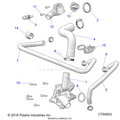 ENGINE: WATERPUMP & BYPASS - 2021 POLARIS RANGER CREW 1000 EPS EVAP