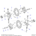 SUSPENSION: FRONT HUB - 2021 POLARIS RANGER CREW XP 1000 NORTHSTAR ULTIMATE