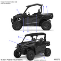 BODY: DECALS (2) - 2021 POLARIS GENERAL 1000 DELUXE EPS