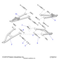 SUSPENSION: FRONT CONTROL ARMS - 2020 POLARIS RANGER CREW XP 1000 BACK COUNTRY FACTORY CHOICE