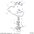 ENGINE: WATERPUMP & BYPASS - 2021 POLARIS RANGER CREW XP 1000 TRAIL BOSS EVAP