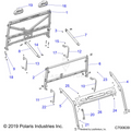 CHASSIS: CAB FRAME - 2020 POLARIS RANGER CREW XP 1000 RIDE COMMAND