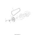 ENGINE: DRIVE PULLEY & DRIVE BELT - 2017 POLARIS RANGER 1000 DIESEL